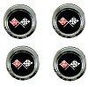 1976-1979 C3 Corvette Wheels Center Caps Package